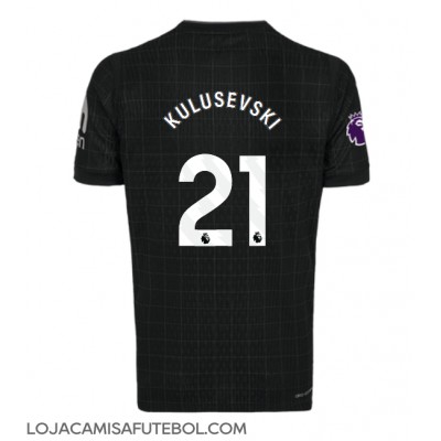 Camisa de Futebol Tottenham Hotspur Dejan Kulusevski #21 Equipamento Secundário 2025-26 Manga Curta Camisa de Futebol Tottenham Hotspur Dejan Kulusevski #21 Equipamento Secundário 2025-26 Manga Curta